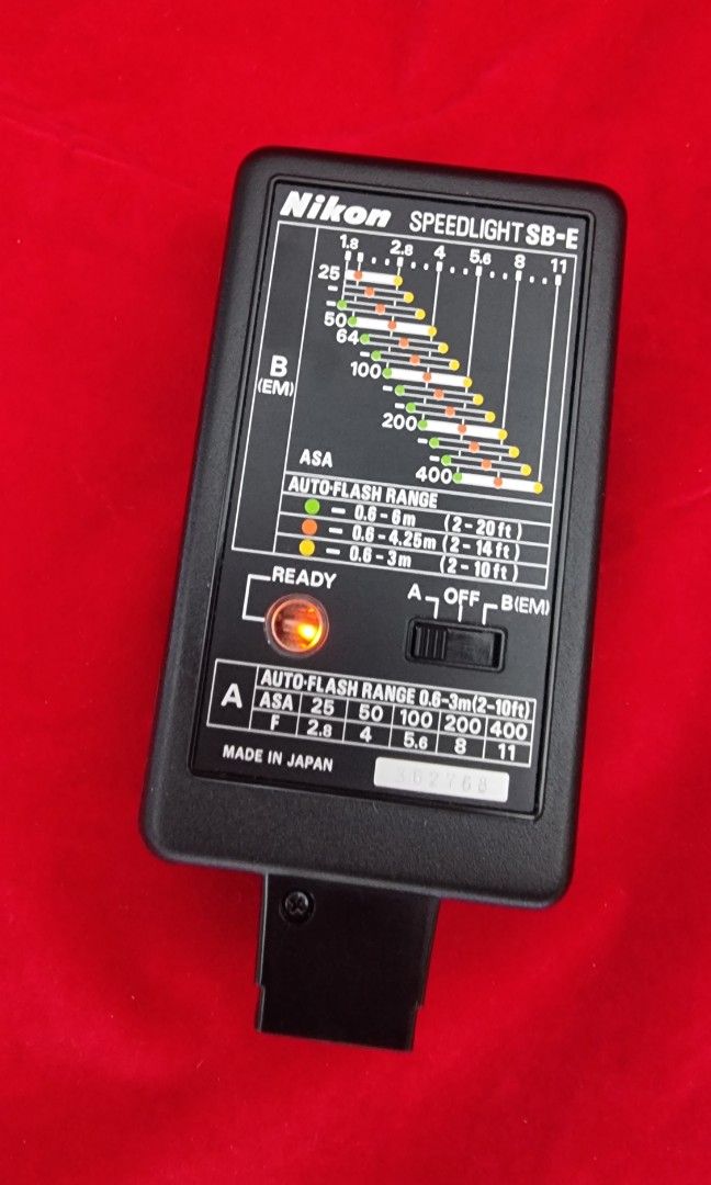 Nikon SBE Flash, Photography, Photography Accessories, Flashes on