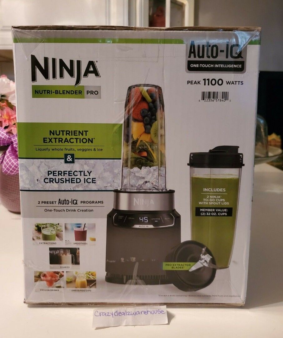 Ninja nutri blender pro with auto iq new on Carousell