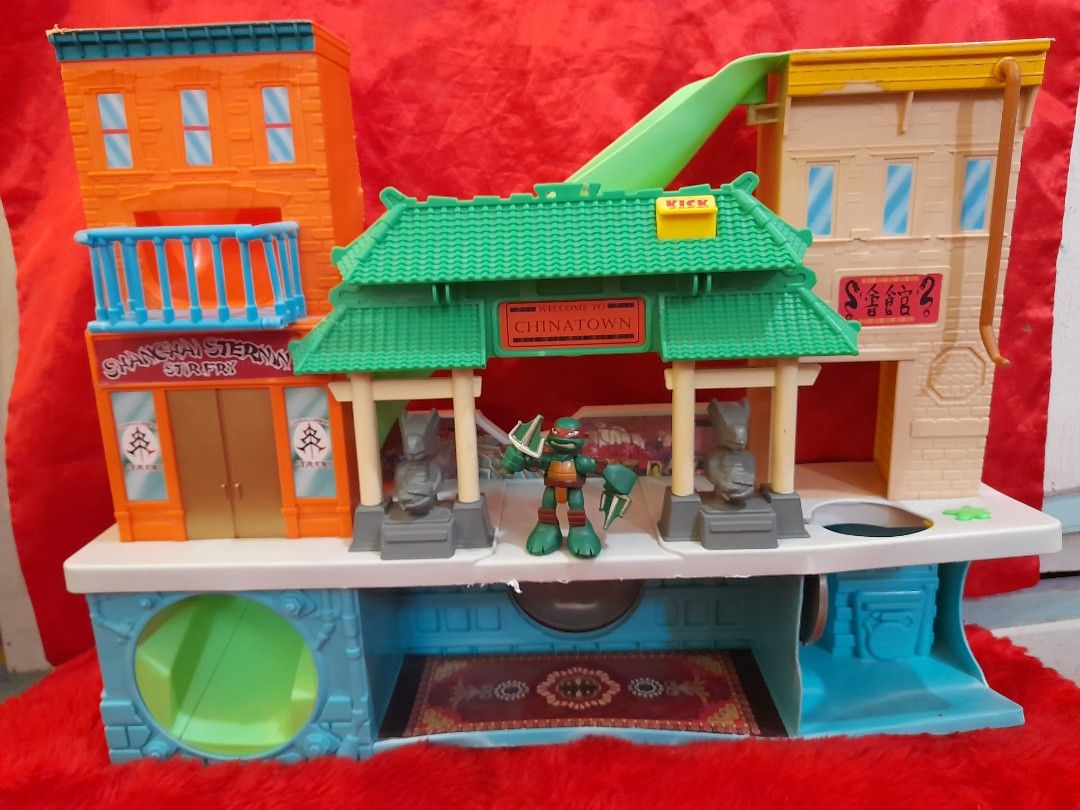 Ninja turtle chinatown playset outlet