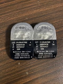 OLENS Contact lens French Gold (no grade)