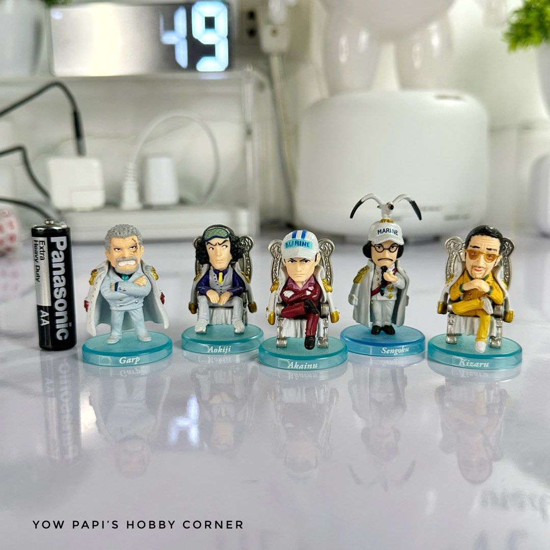 ONE PIECE MARINE ADMIRALS AKAINU AOKIJI KIZARU SENGOKU GARP FC FIGURE