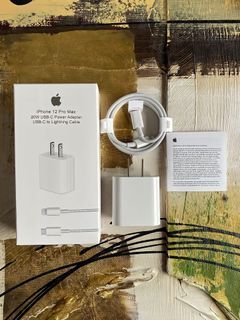 Original Charger Set for Iphone 11/12/13Pro Max USB-C Power Lightning Fast Charger PD20W. Sealed and complete accessories inside