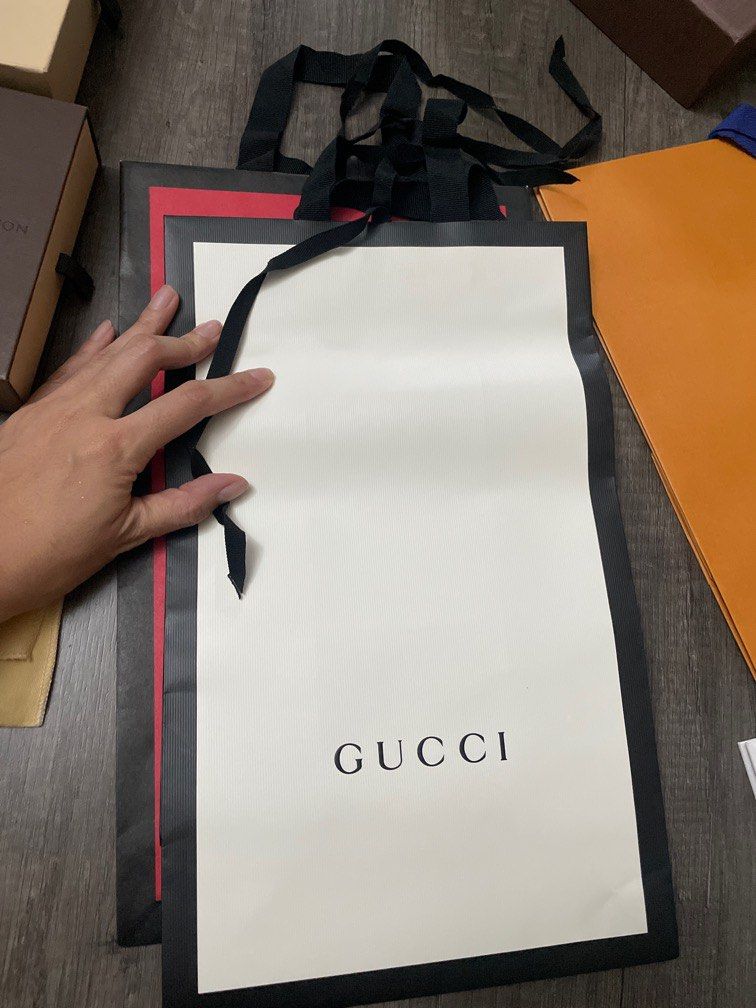 Paper bag LV GUCCI PRADA