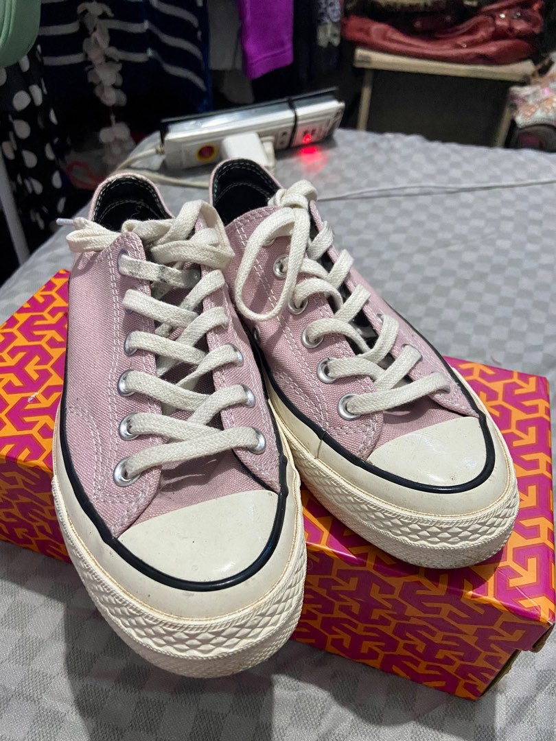 Pink Converse All Star Women s Fashion Footwear Sneakers on