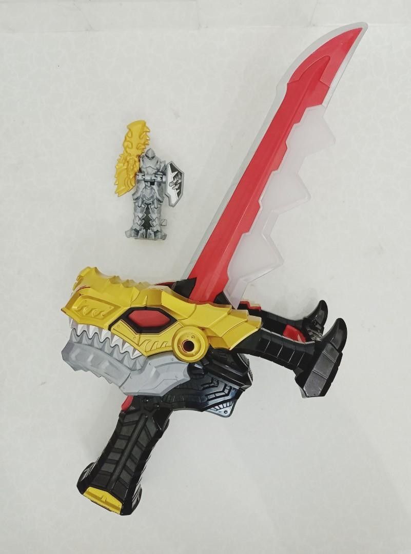 Set Power Rangers Ryusoulger Dino Fury DX Taiga Lance & MilNeedle Zord Bandai - Occasion
