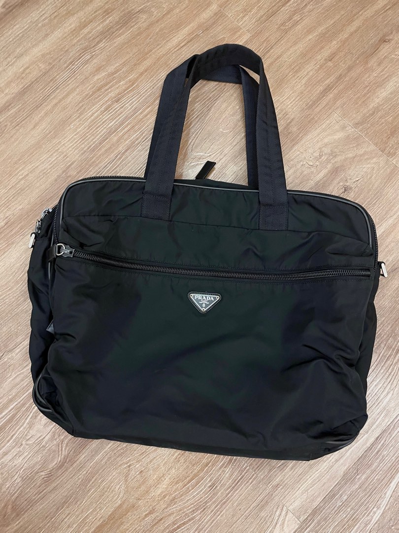 Prada Nylon Expandable Travel Bag on Carousell