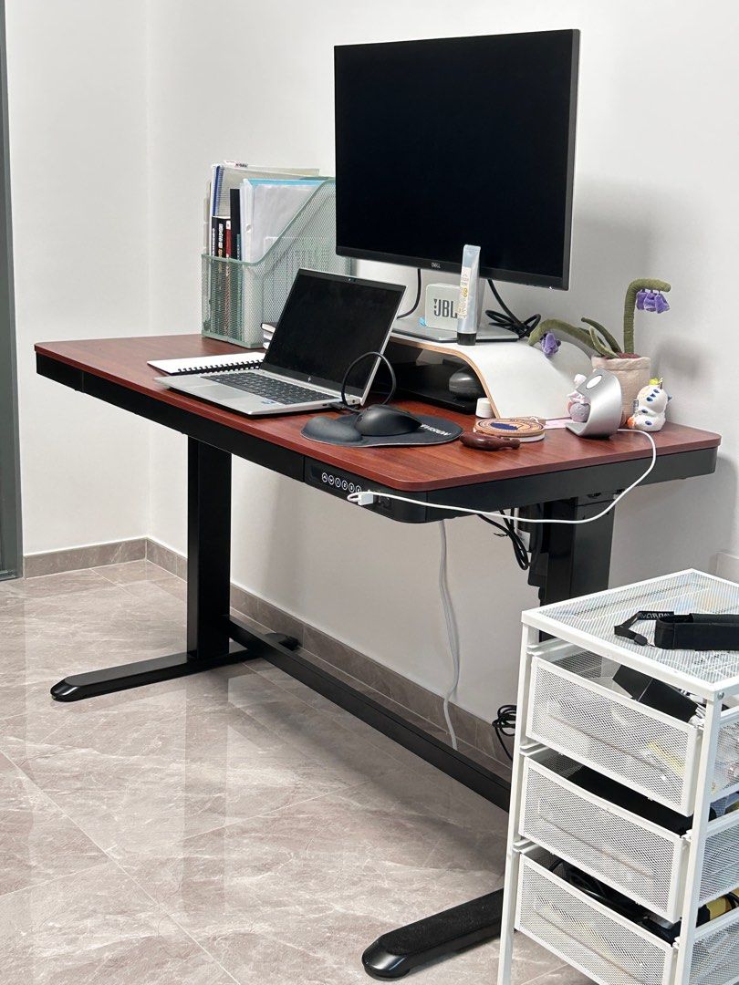 Programmable Electric Adjustable Table, Furniture & Home Living ...