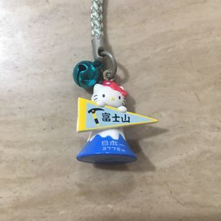 ˗ˏˋRARE original licensed blue Mt. Fuji sign sanrio gotochi hello kitty charm phone bag keychain collectables kawaii harajuku figure from japanˎˊ˗