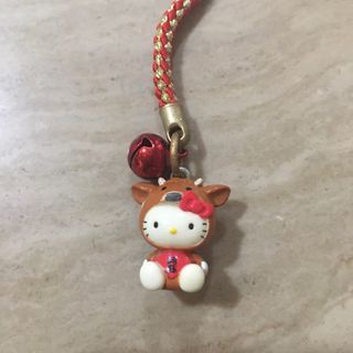 ˗ˏˋRARE original licensed brown deer sanrio gotochi hello kitty charm phone bag keychain collectables kawaii harajuku figure from japanˎˊ˗