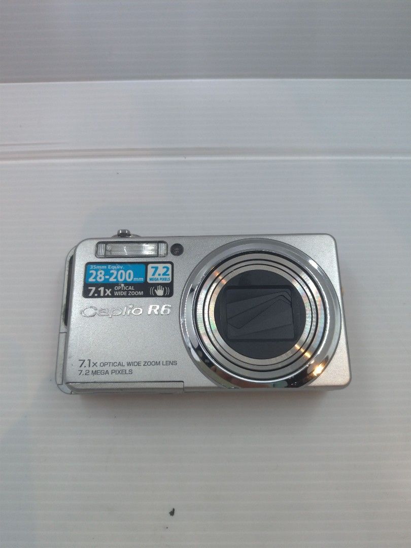 RICOH リコー Caplio R6 レトロカメラ シルバー【美品】 動作品 コンデジ 平成レトロ CCD リコー RICOH Caplio R6 【公式通販】