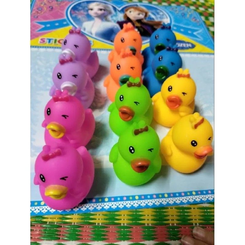 Rubber duck bathing bath duck cute colourful ducklings rubber squeaky