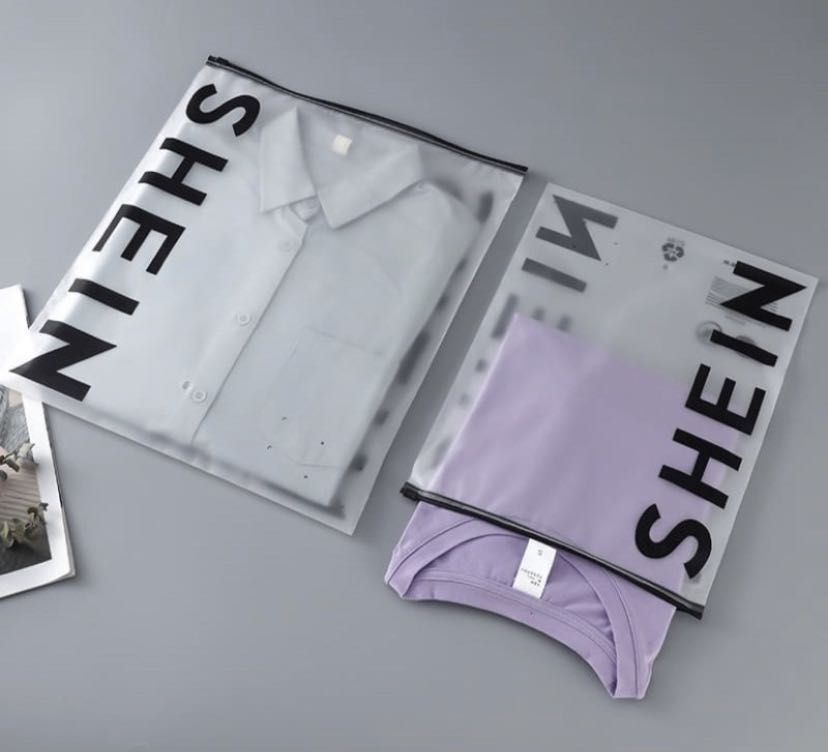 SHEIN plastic bag 75 pieces message if you only want a few