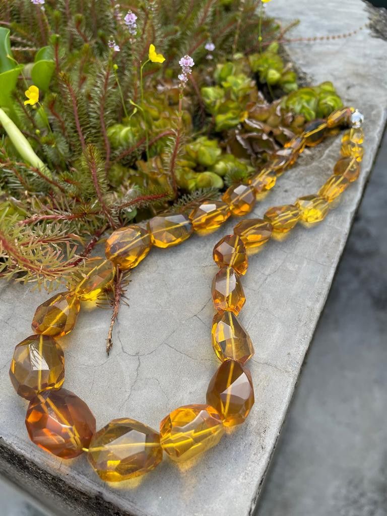 Genuine clearance amber necklace