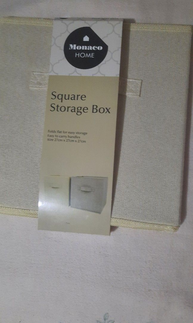 Storage box foldable (Category: Storage Boxes & Baskets) located in Manila. Submitted by luckycharm_215 (Listing ID 1231194043, Image 2). Description: imported from Australia.