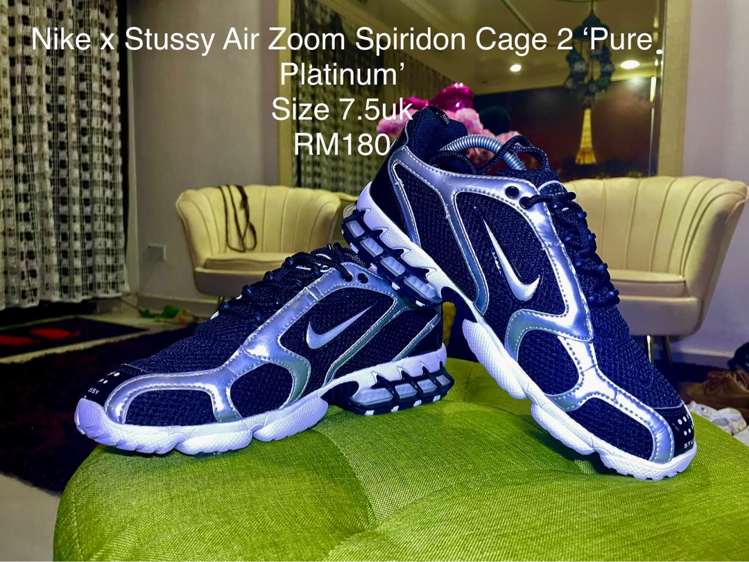 Stussy x Nike Spiridon Cage 2, Women's Fashion, Footwear, Sneakers