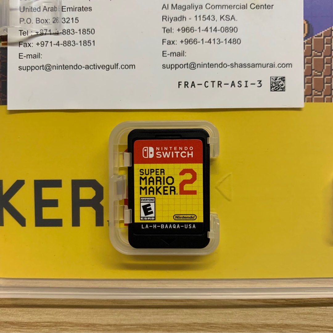 Super mario maker outlet 2 game card