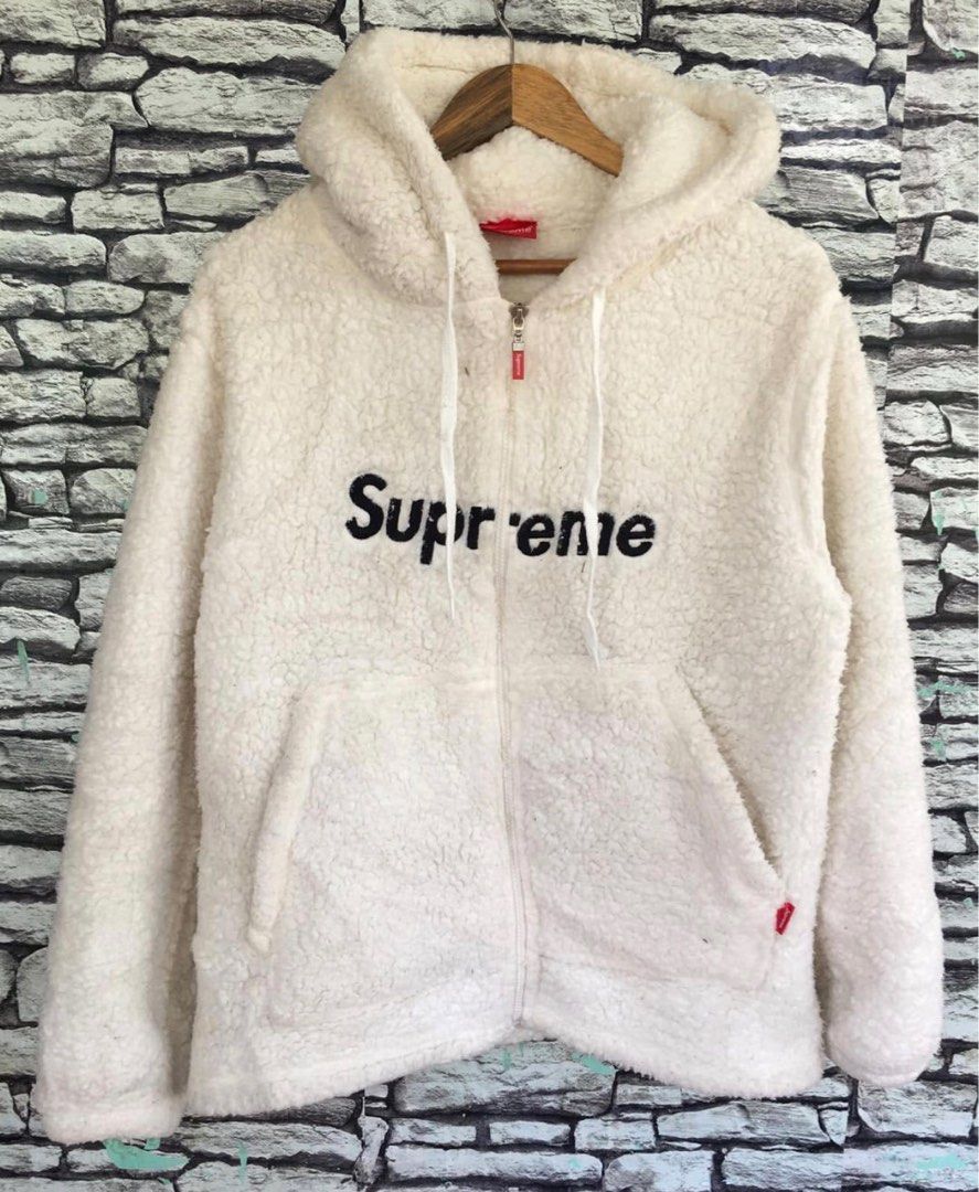 Supreme sherpa lined jacket new arrivals