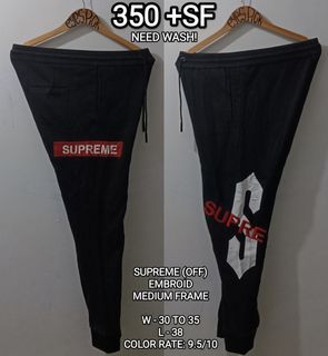 SUPREME (OFF) EMBROIDERED ,MEDIUM SIZE FRAME, ISSUE: CHECK LAST PICTURE