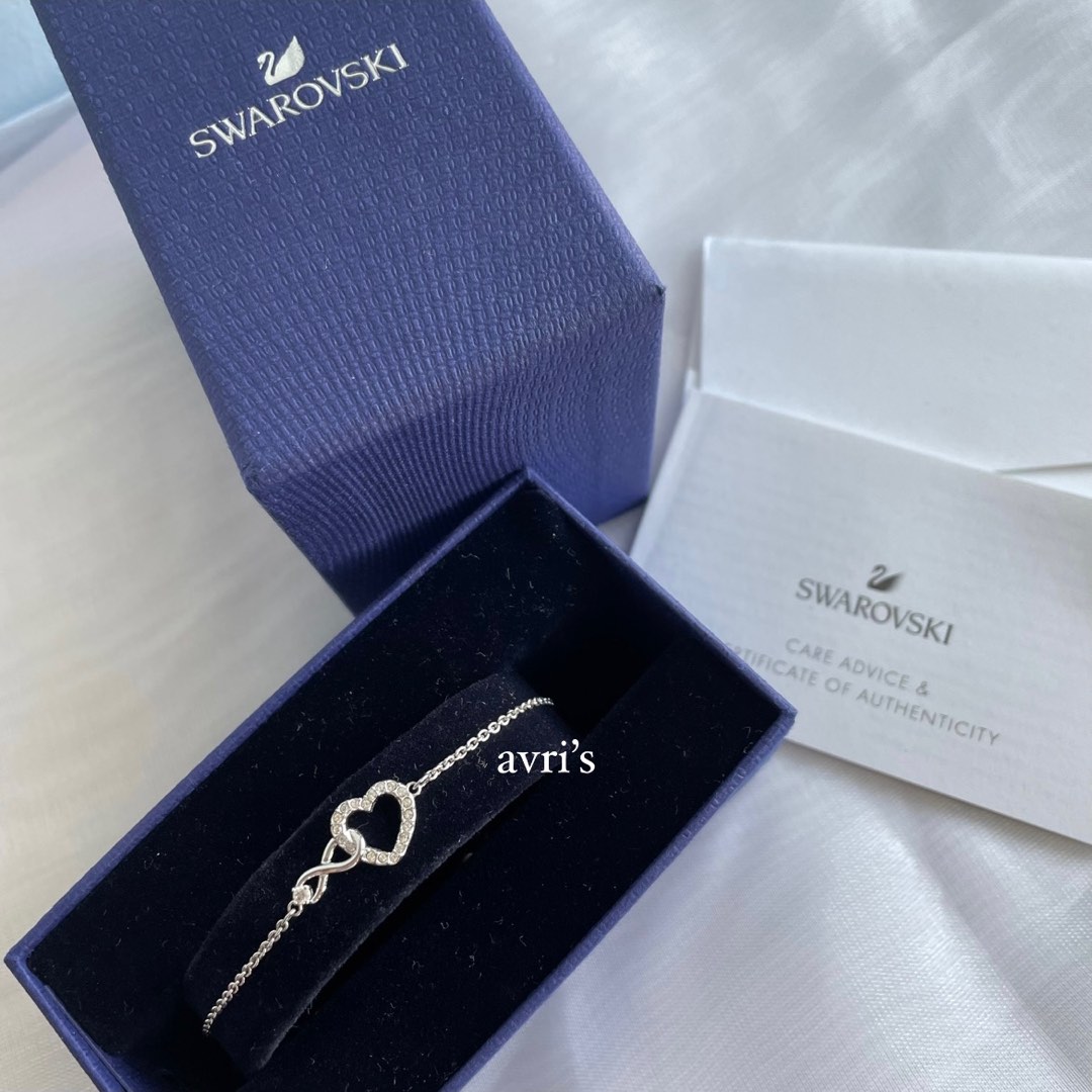 Swarovski Infinity Bracelet, Women's Fashion, Jewelry & Organisers