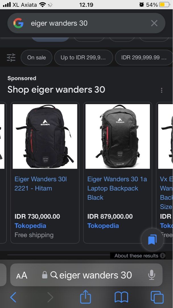 Tas eiger wanders 30 store