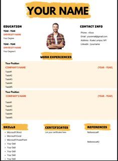 Template resume