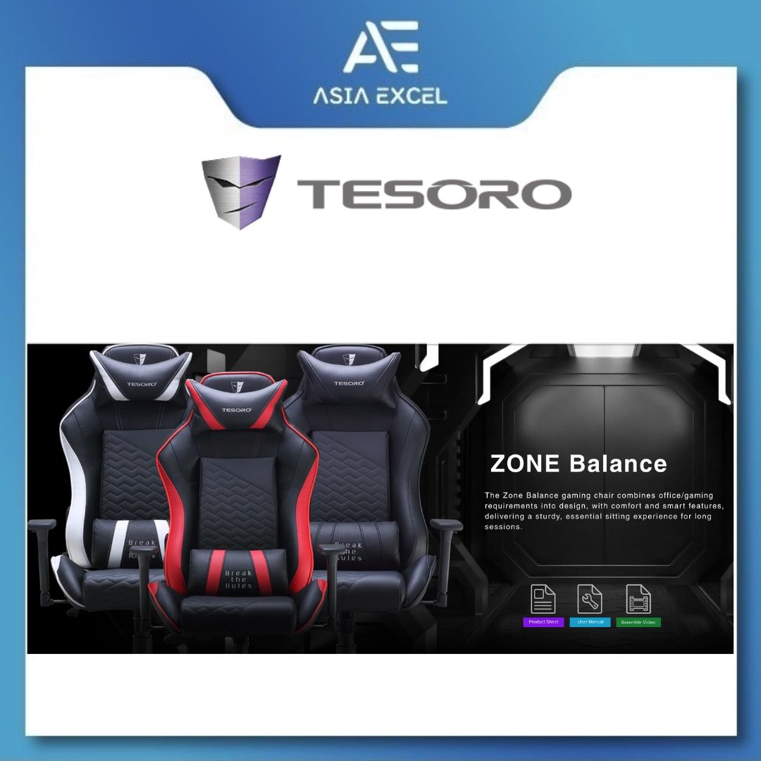 Zone Balance Gaming Tesoro Zone Купить геймерское кресло TESORO