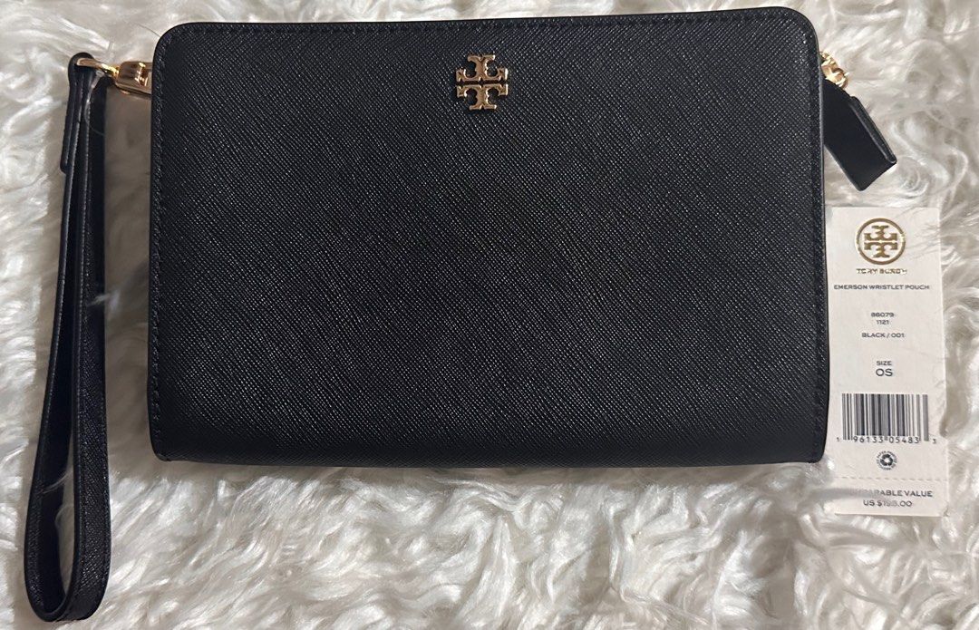 Tory burch wristlet pouch on sale