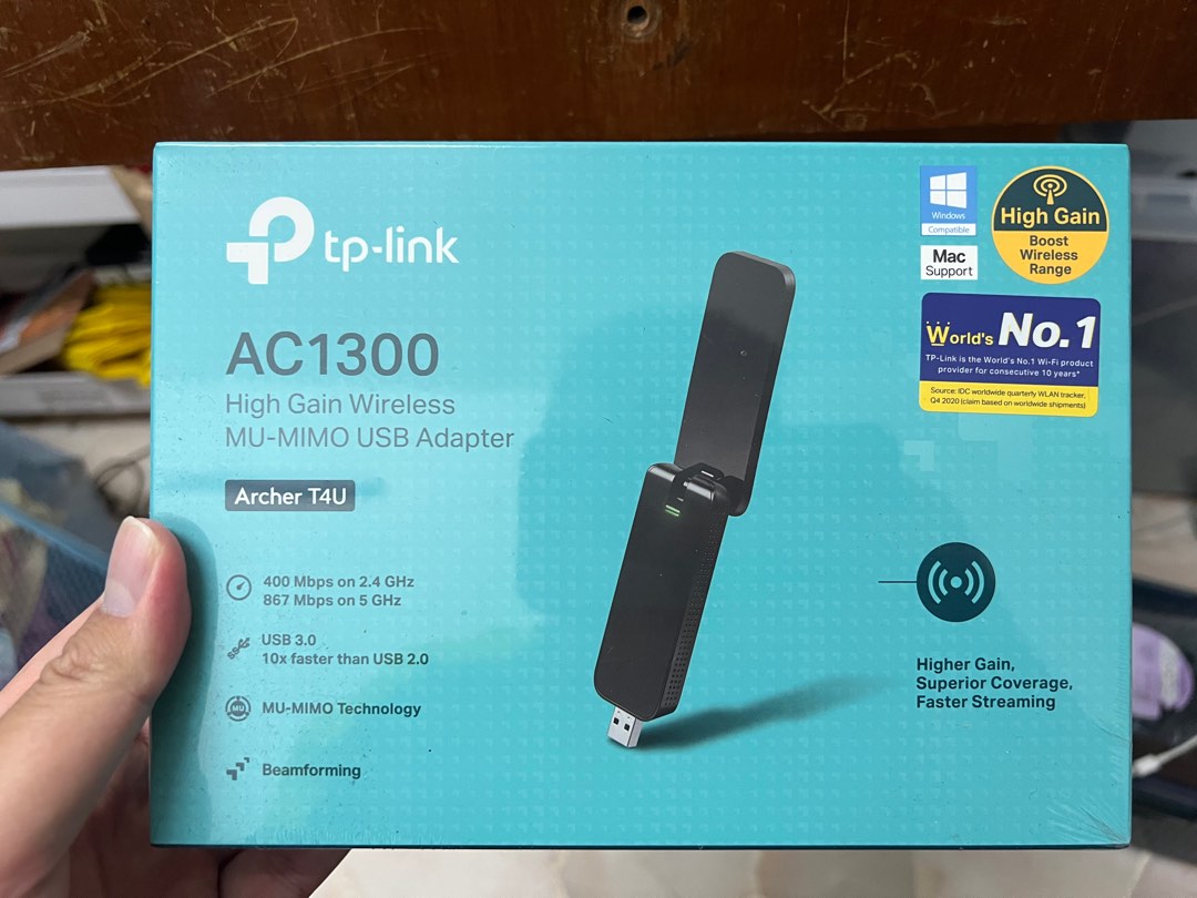 TP-Link AC1300 wireless adapter, Computers & Tech, Parts & Accessories ...