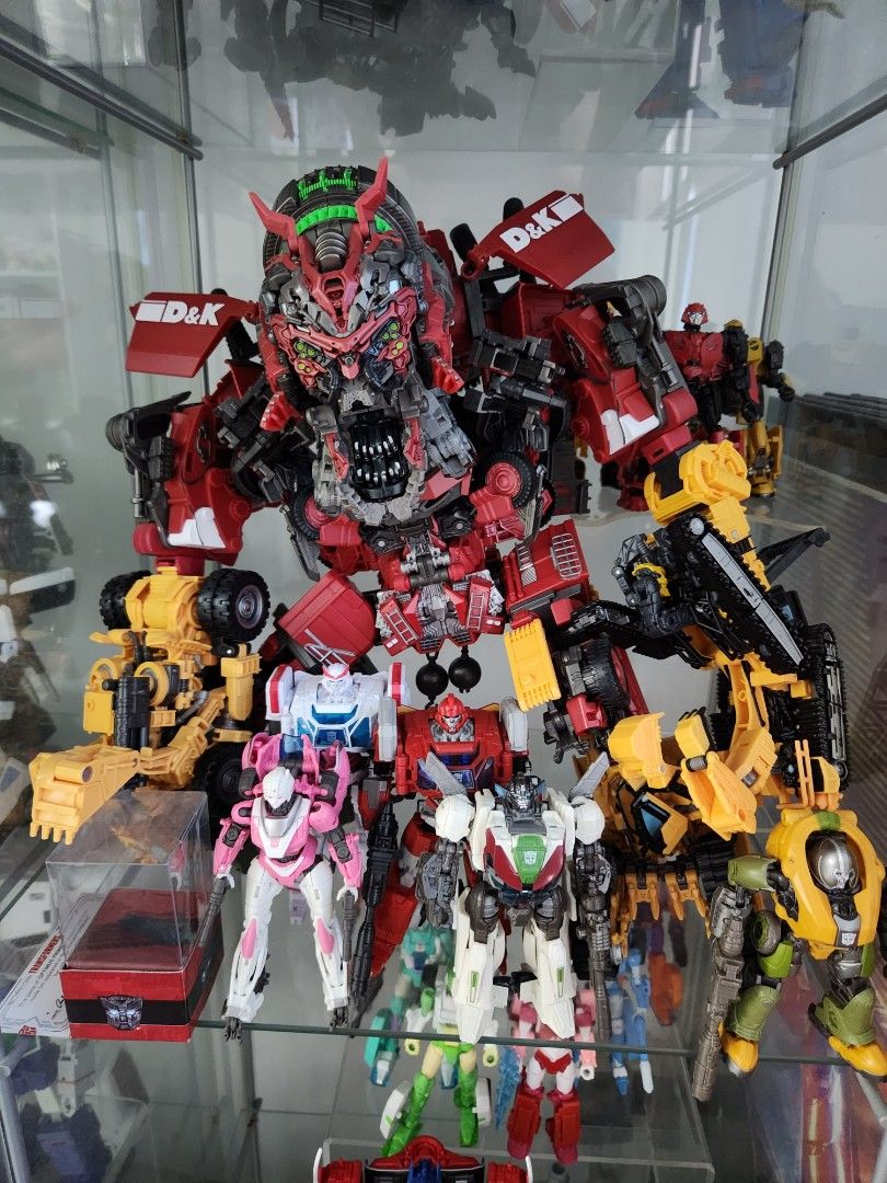 Transformers studio series devastator with upgrade kit hobbies toys