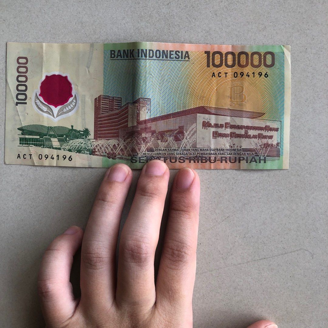 Uang Kertas Kuno 100 Ribu Rupiah Polymer On Carousell