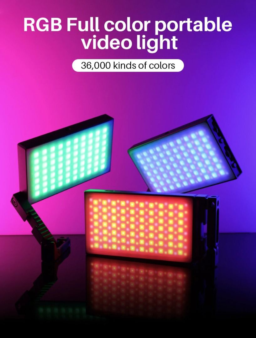Ulanzi VIJIM R70 Full Color Dimmable RGB Led Video Light With Magic Arm ...