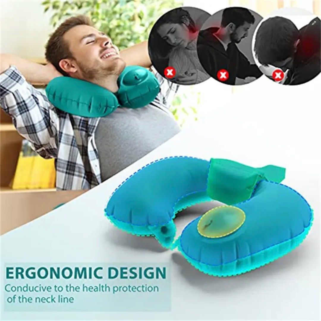 U shaped pillow deals for neck pain