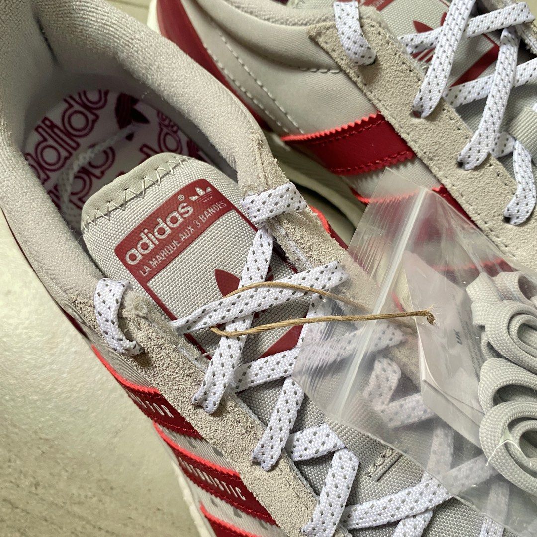 US6.5, US7.5) Human Made Nigo x Adidas Country Free Hiker Samba Burgundy  Grey, Men's Fashion, Footwear, Sneakers on Carousell