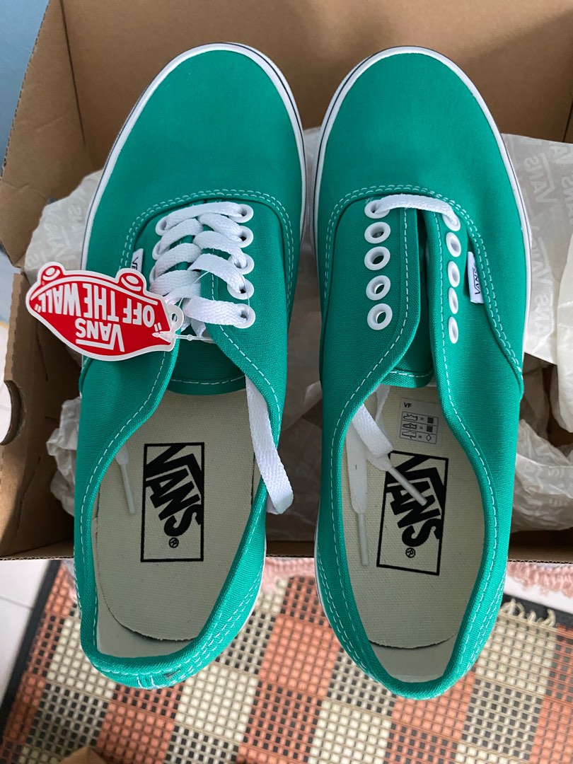 Turquoise vans best sale authentic