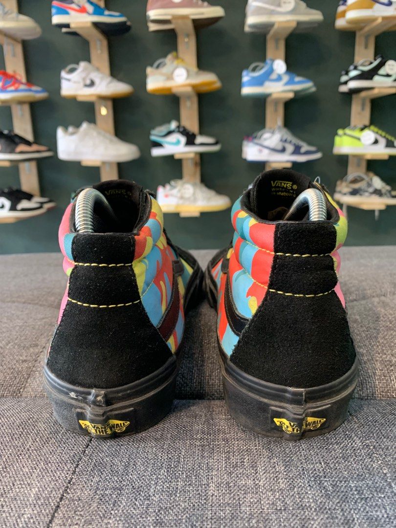 Vans neon deals camo
