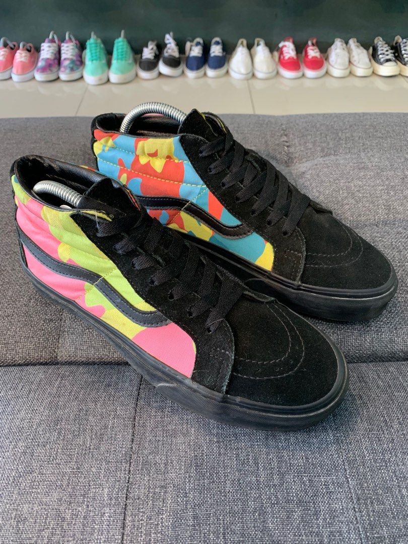 Vans Neon Camo Mid