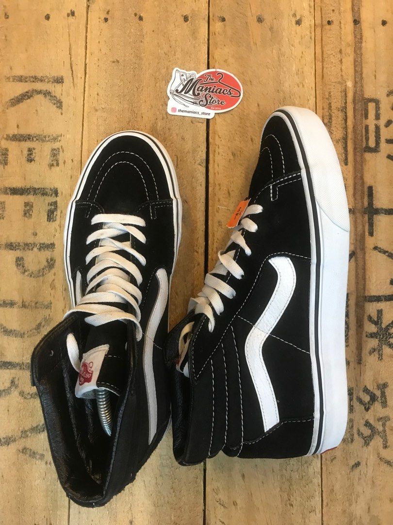 Vans sk8 clearance hi lace length