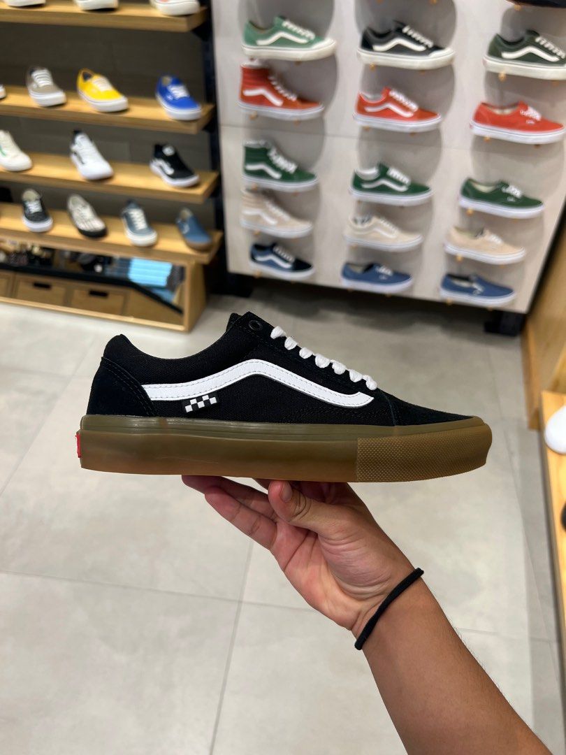 Vans brown sole sales