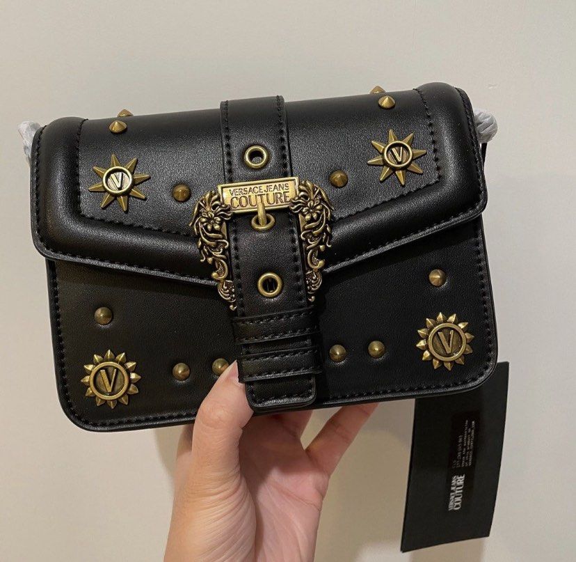Versace Jeans Couture Top Handle Crossbody Bag, Women's Fashion, Bags &  Wallets, Cross-body Bags on Carousell