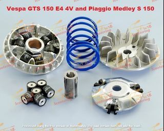 Vespa GTS 150 / Piaggio Medley 150 Polini Performance Parts (Variator/ Clutch/ Clutch Bell)