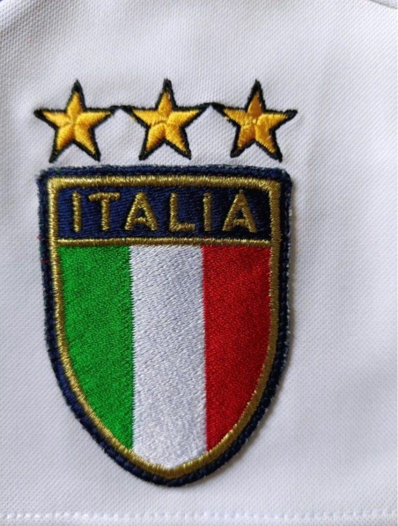 Maillot Vintage Kappa Italie Football Rouge - Taille L - Fabriqué En Italie