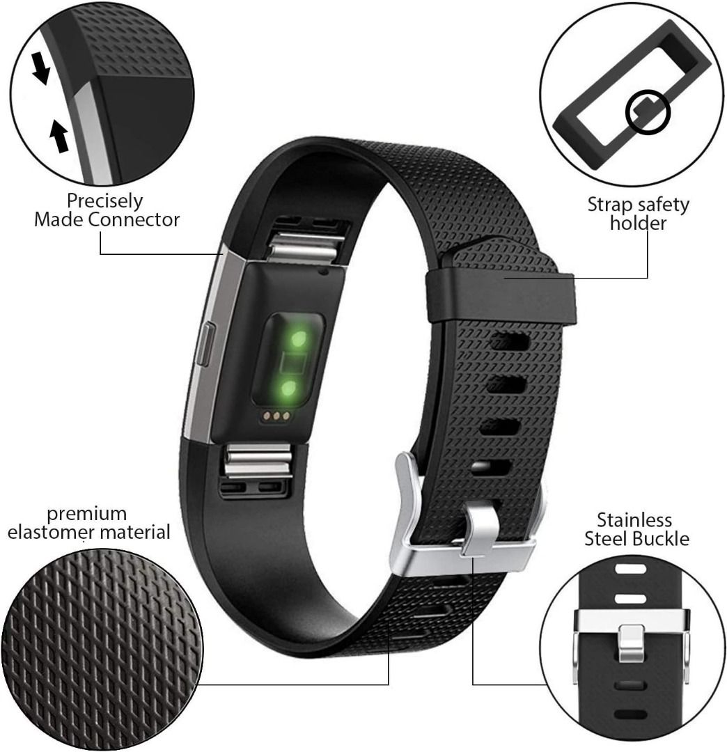 Vitty for Fitbit Charge 2 Strap for Women and Men Charge 2 Bands