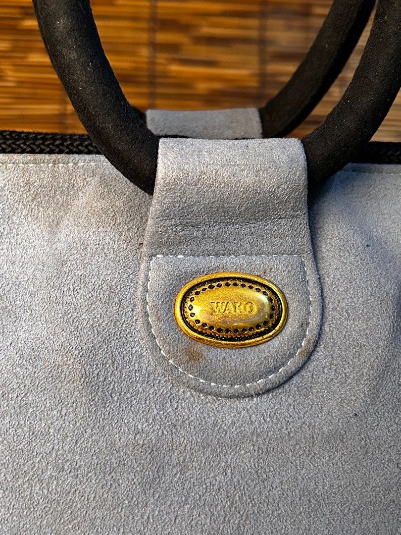 WAKO. Japan Suede Vintage bag, Luxury, Bags & Wallets on Carousell