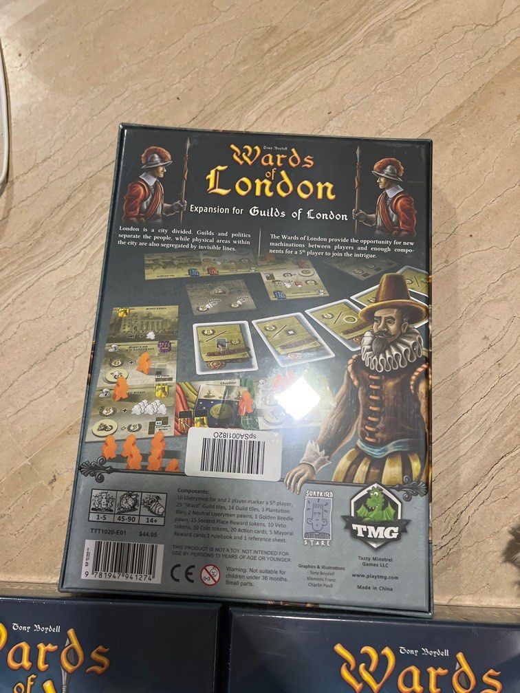 wards of london card game, Hobbies & Toys, Toys & Games on Carousell