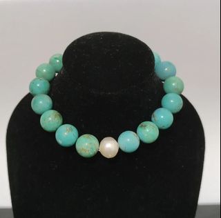 white south sea pearl charm bracelet