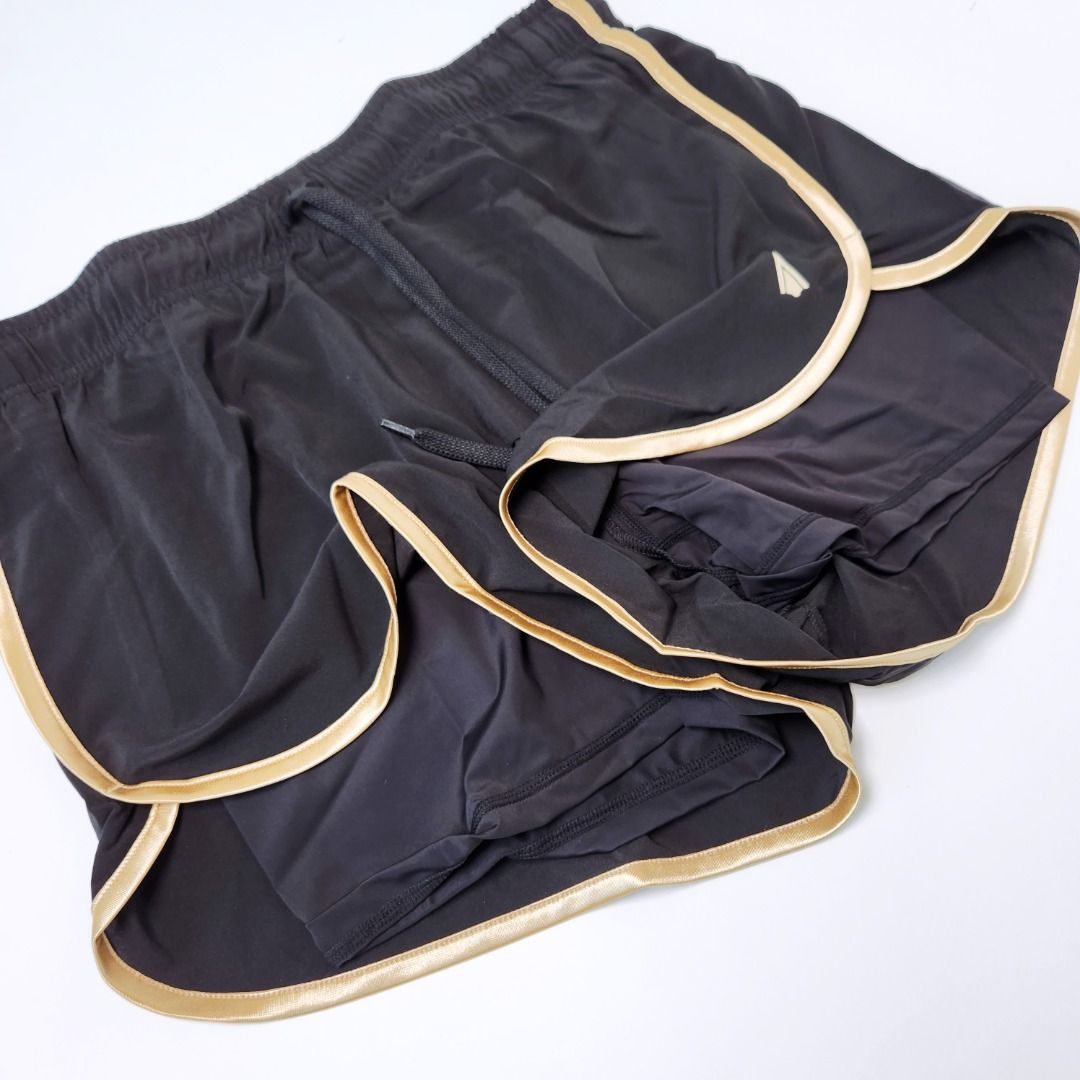 Athena Muay Thai Shorts (Black/Gold)