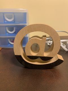 Wooden Letter Accent
