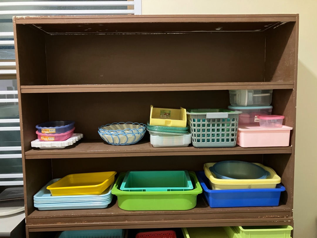 Wooden Shelves Rack and Trays, Furniture & Home Living, Furniture