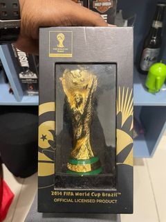 RARE - Official 2014 FIFA World Cup Final Mini Trophy Brasil Replica  Souvenir 7