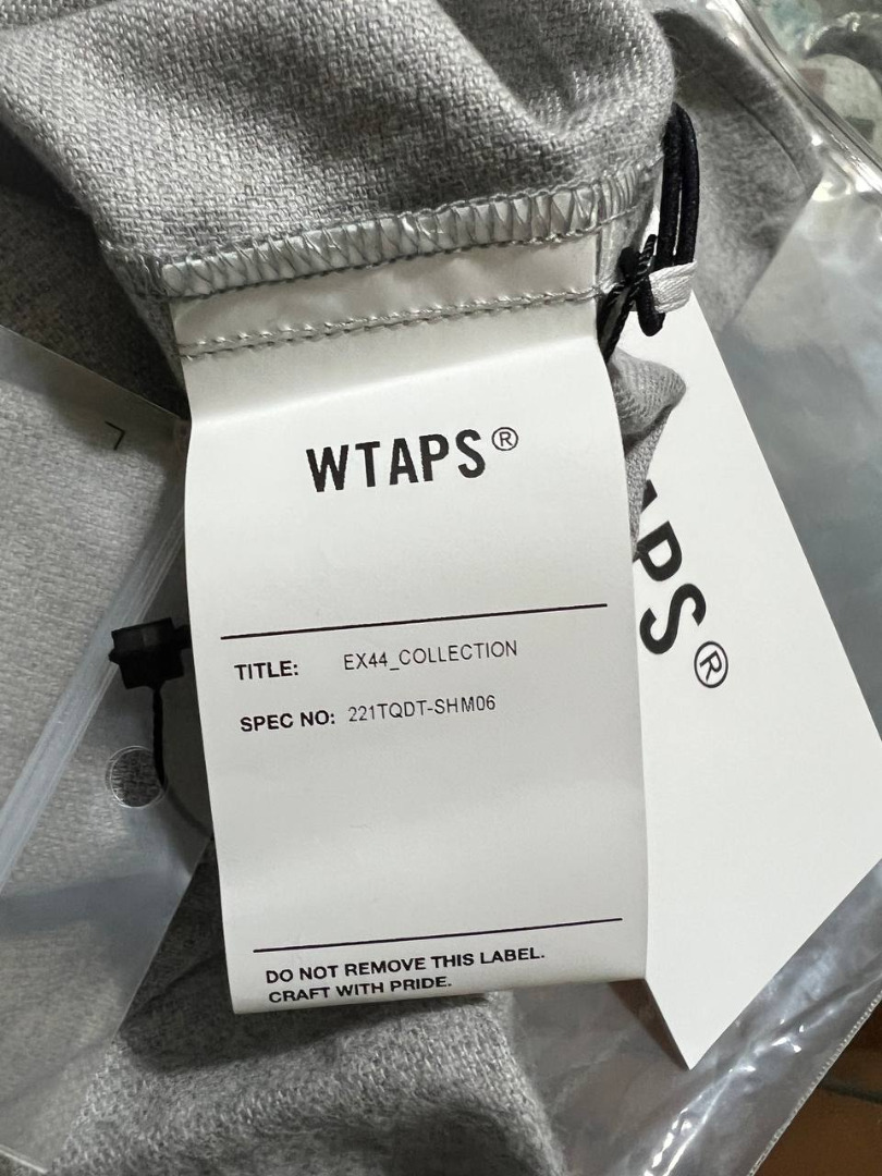 WTAPS 2022SS LEAGUE / SS / COTTON. FLANNEL GREY, 男裝, 上身及套裝